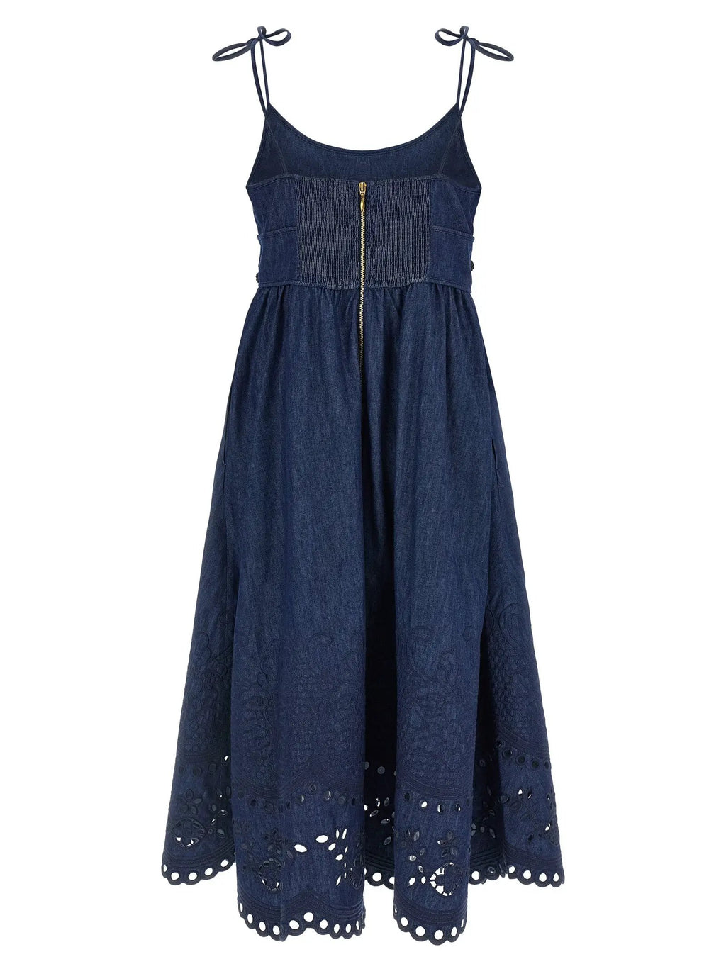 Zimmermann Zimmermann Blue Cotton Midi Dress