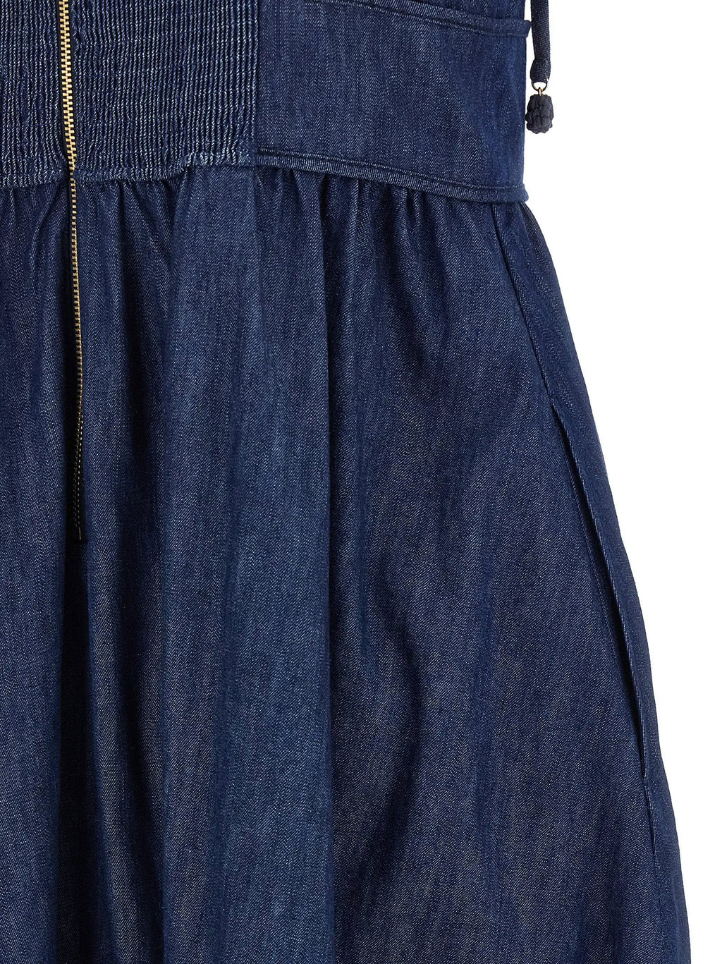Zimmermann Zimmermann Blue Cotton Midi Dress