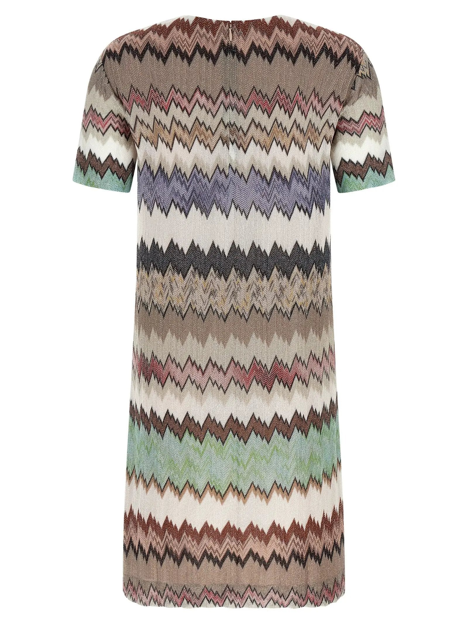 Missoni Multicolor Viscose Short Dress