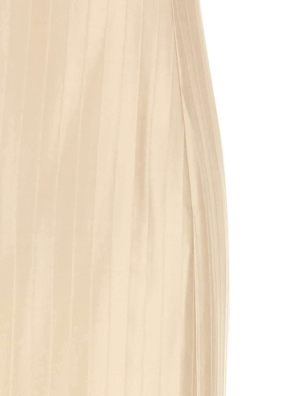 Loulou De Saison Beige Viscose Midi Dress