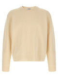 Jil Sander White Wool Cardigan