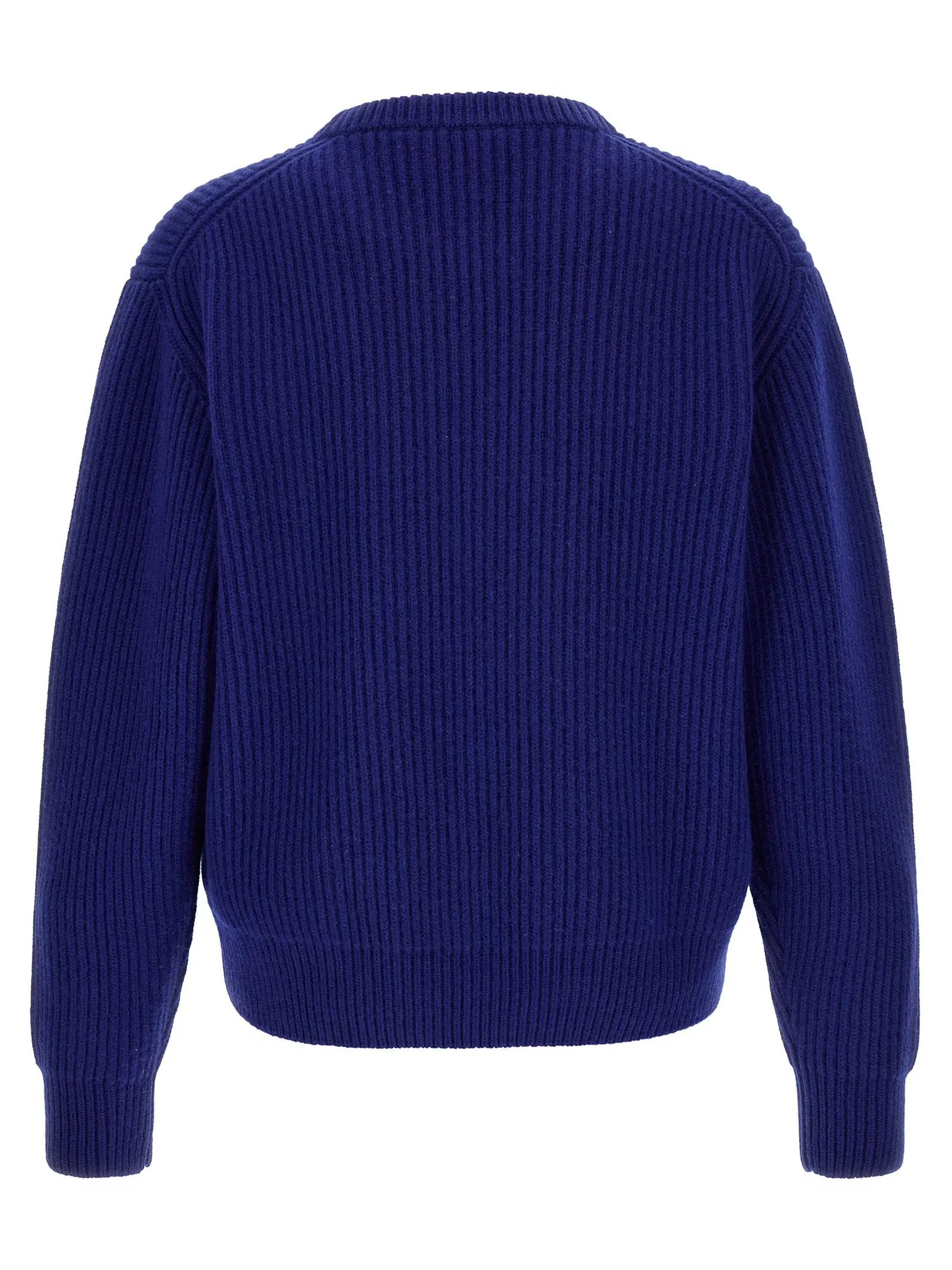 Jil Sander Blue Wool Cardigan
