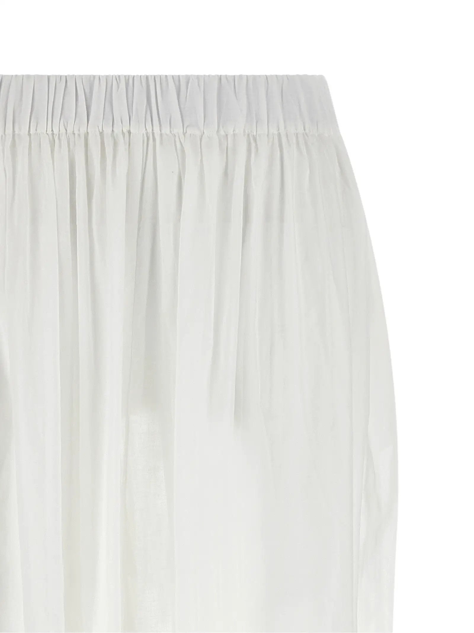 The Andamane White Cotton Casual Pants
