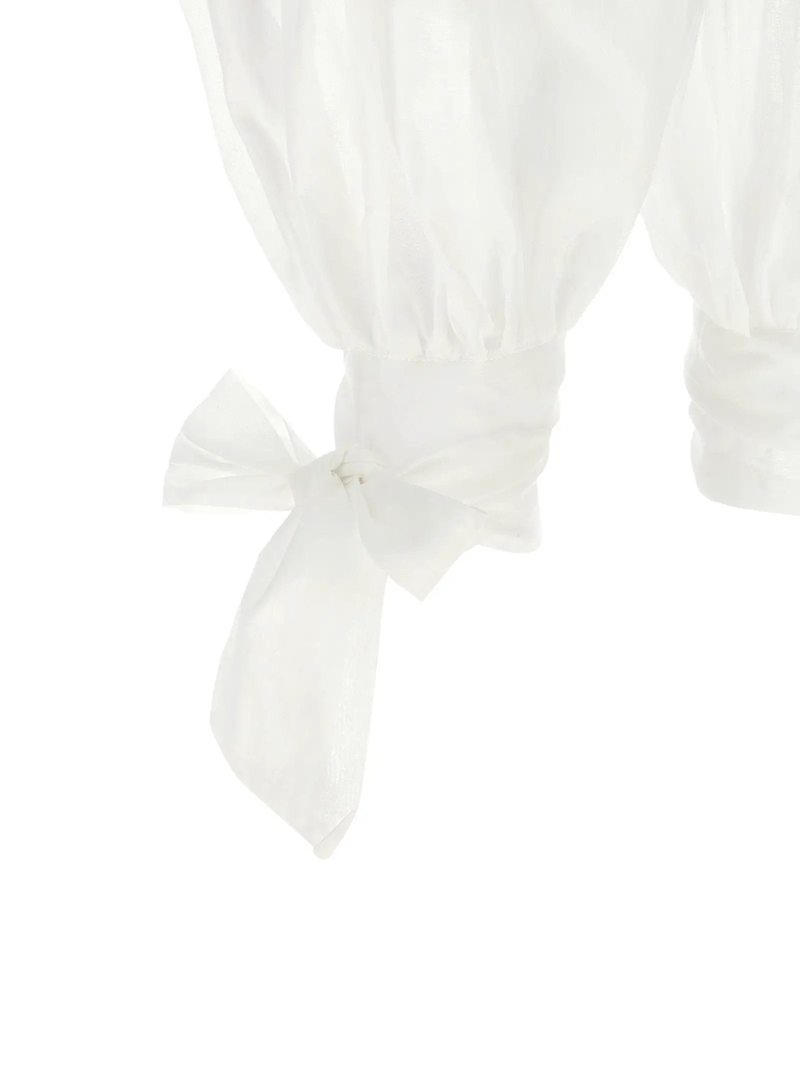 The Andamane White Cotton Casual Pants