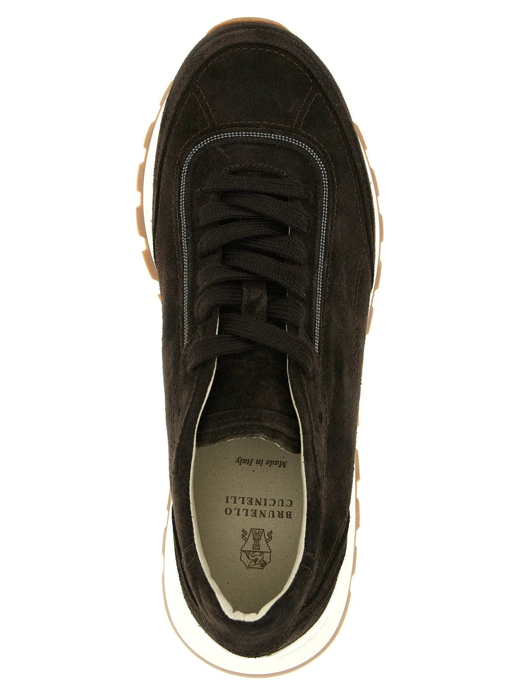 Brunello Cucinelli Brown Calfskin Sneakers