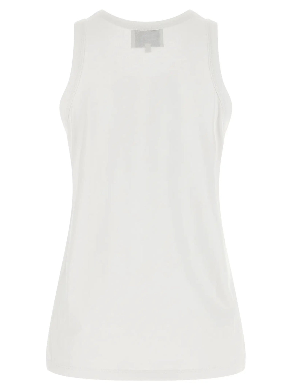 Loulou De Saison White Cotton Sleeveles T-Shirt