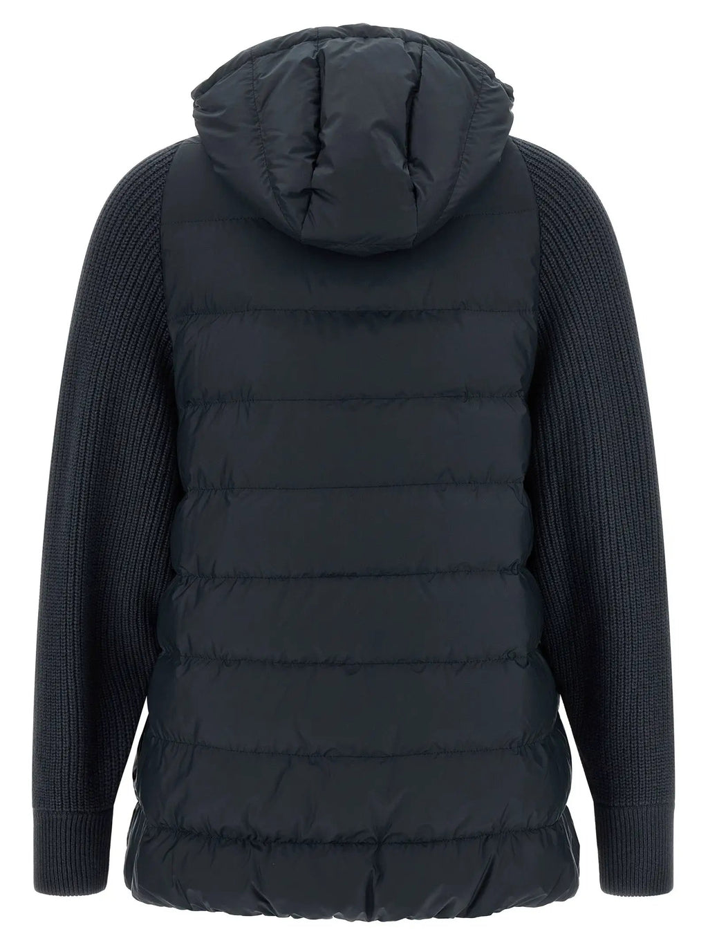 Brunello Cucinelli Blue Polyester Full-Length Jacket