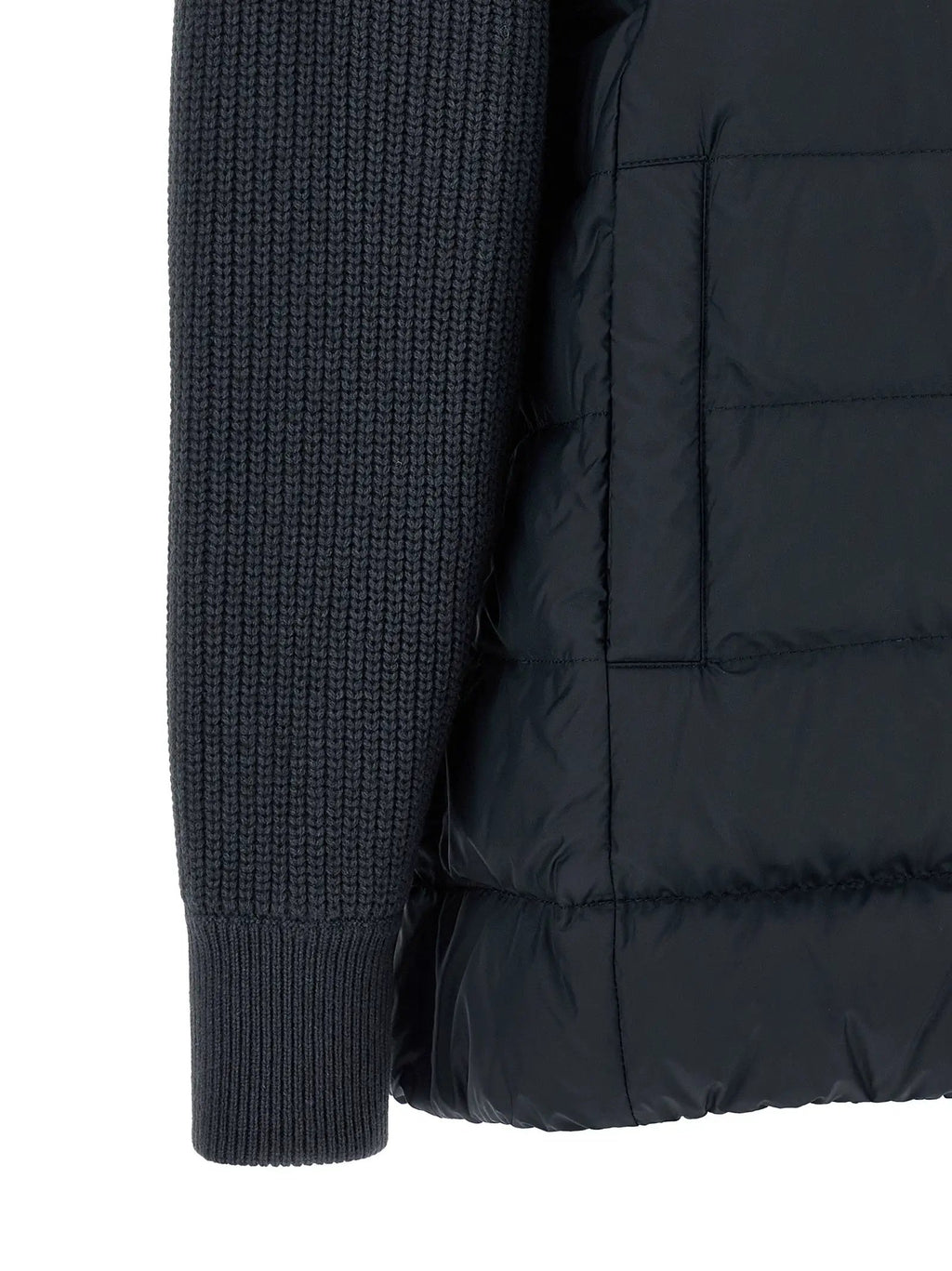 Brunello Cucinelli Blue Polyester Full-Length Jacket