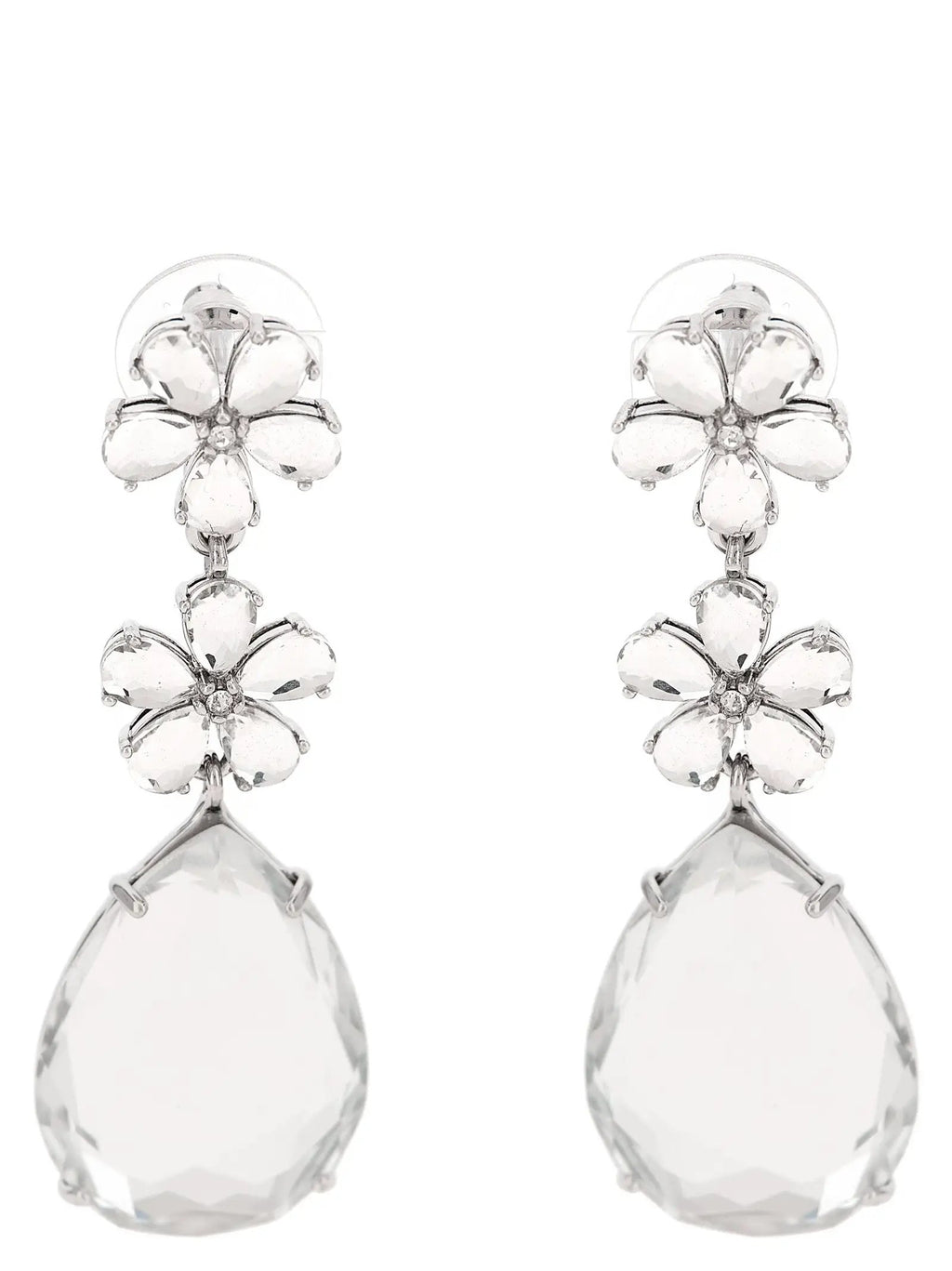 Boucles d'oreilles Autoportrait en laiton argenté