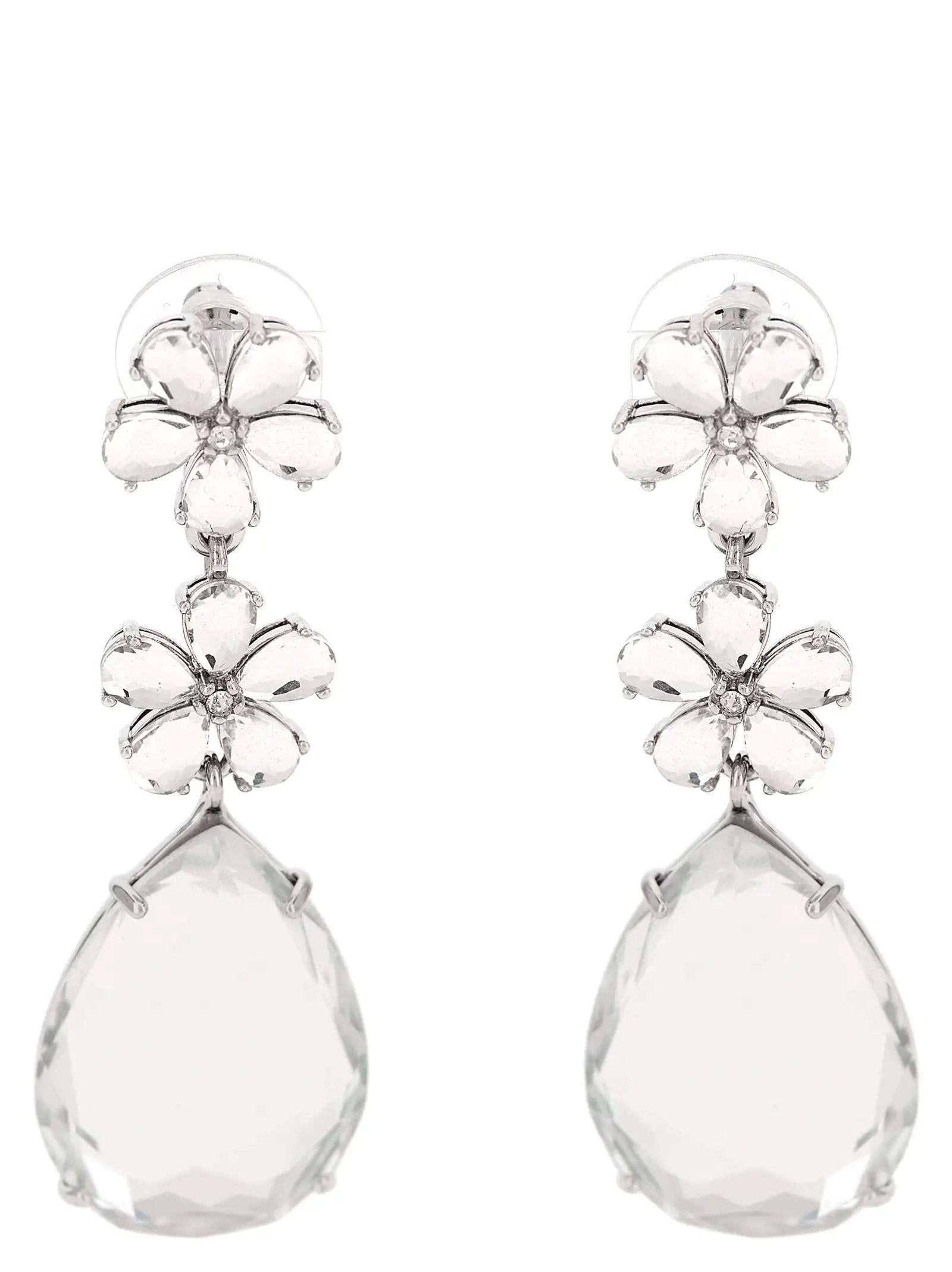 Boucles d'oreilles Autoportrait en laiton argenté