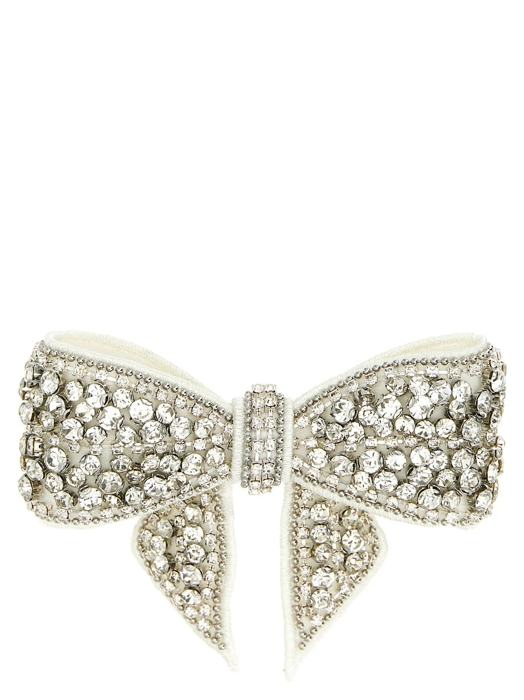 Self-Portrait White Polyester Hair Clip