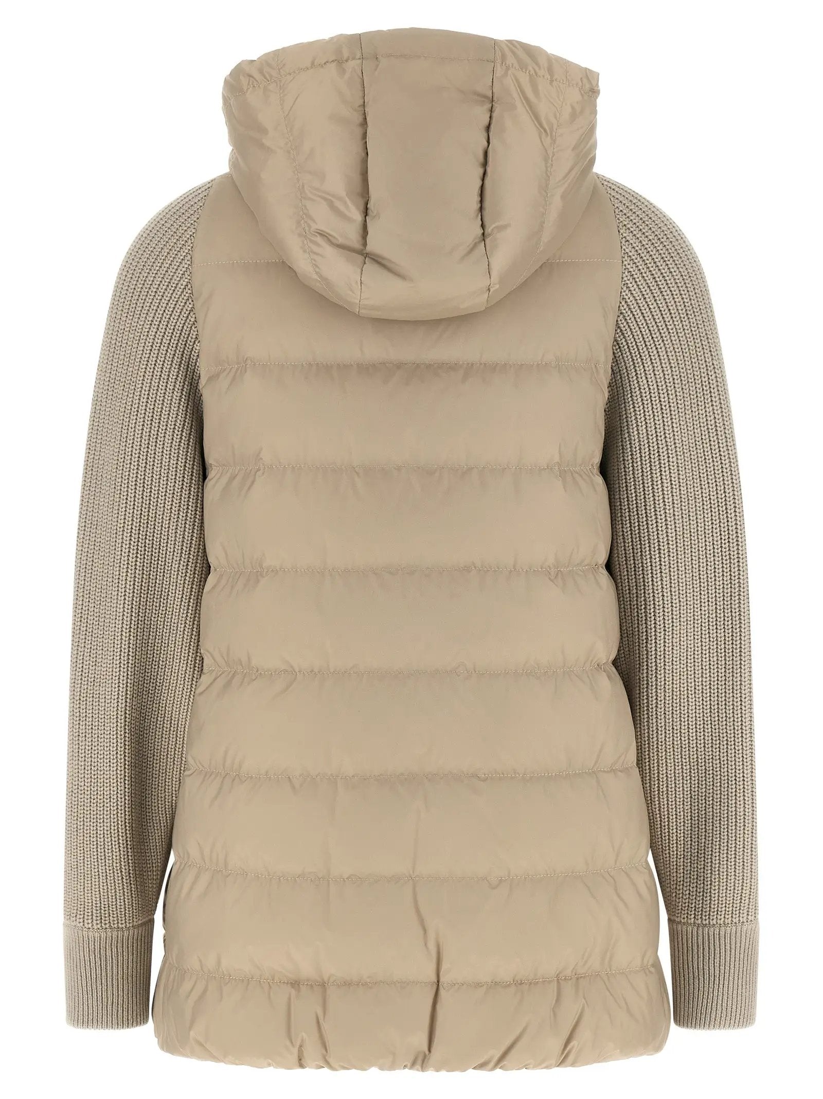 Brunello Cucinelli Beige Polyester Full-Length Jacket