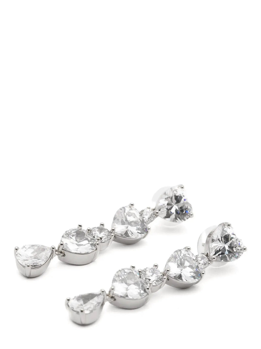 Boucles d'oreilles Autoportrait en laiton argenté