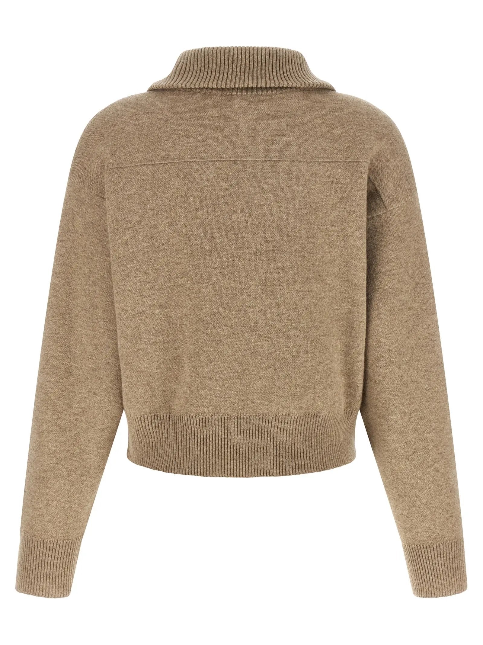 Cardigan Brunello Cucinelli en cachemire beige
