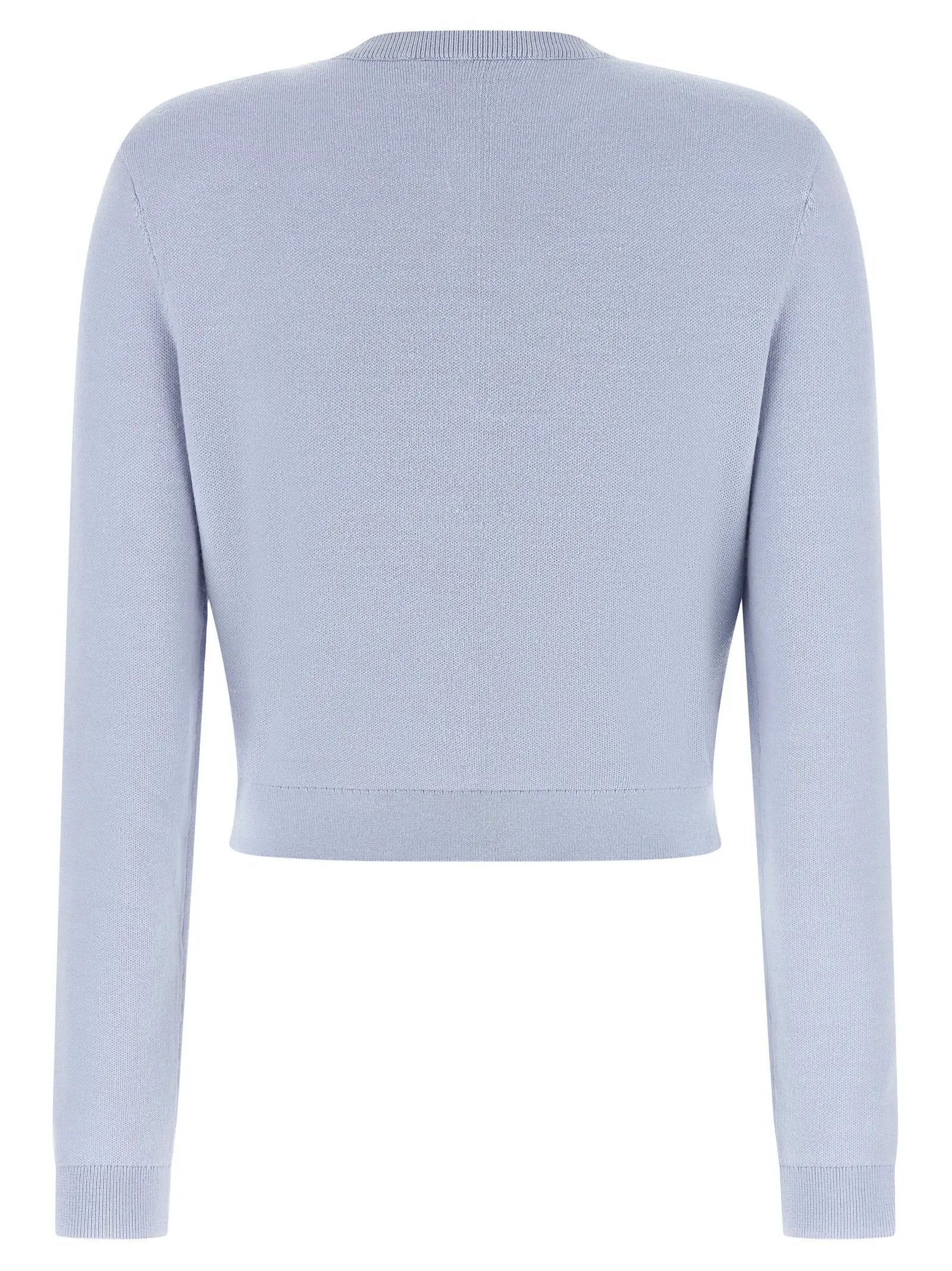 Self-Portrait Blue Polyester Cardigan