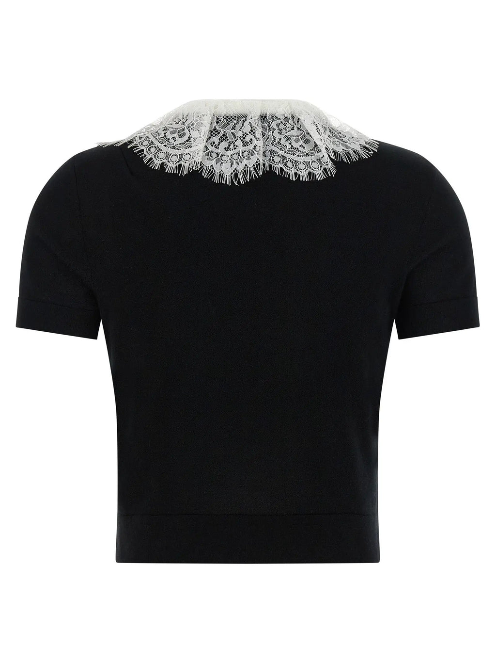 Self-Portrait Bicolor Wool Blouse
