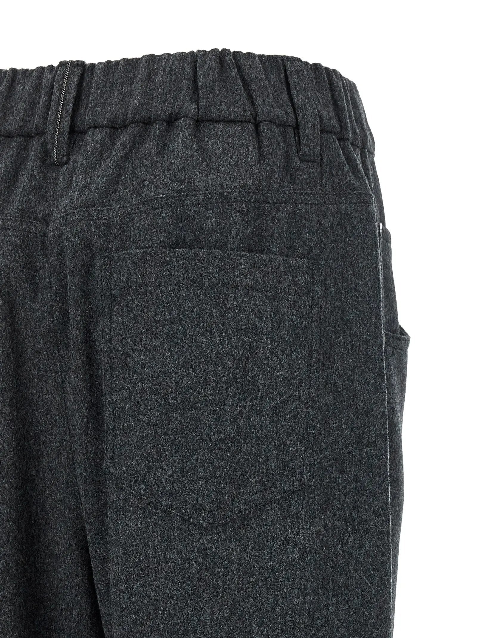 Brunello Cucinelli Gray Wool Pants