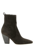 Brunello Cucinelli Brown Calfskin Ankle Boots