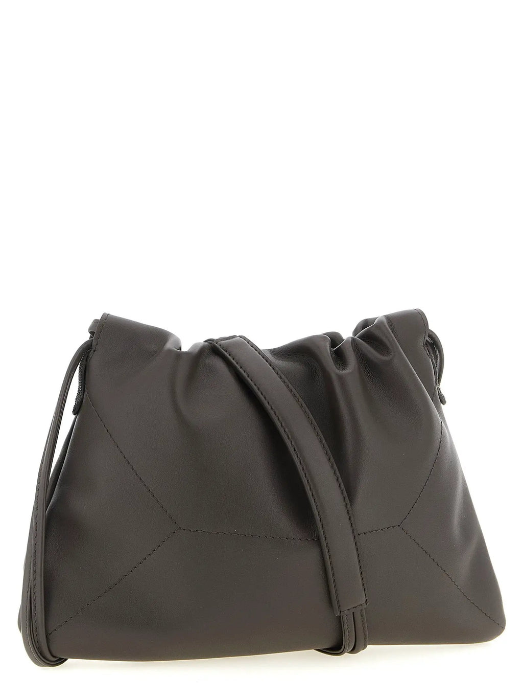 Brunello Cucinelli Brown Calfskin Clutch Bag