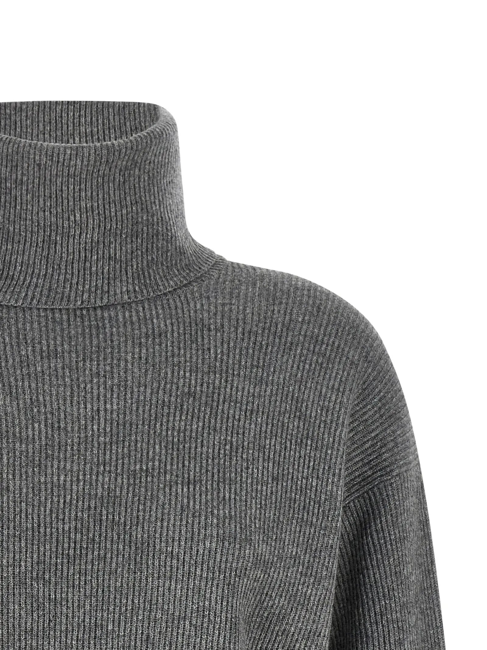 Brunello Cucinelli Gray Virgin Wool Cardigan