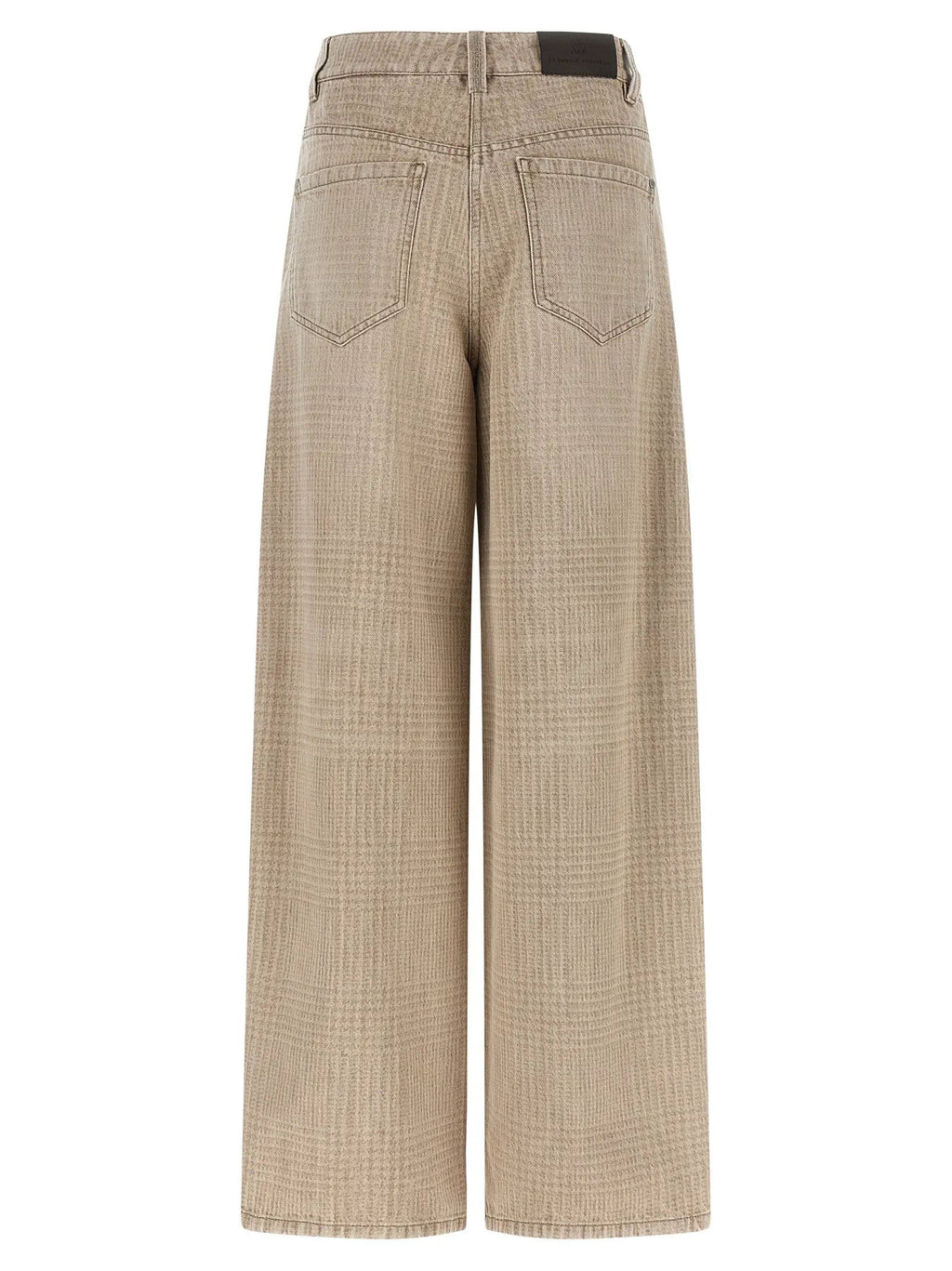 Brunello Cucinelli Jean en coton beige Denim