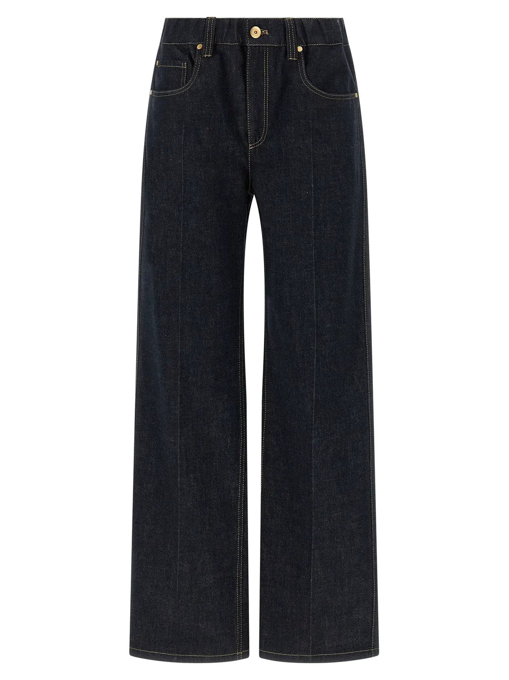 Brunello Cucinelli Blue Cotton Jeans Denim