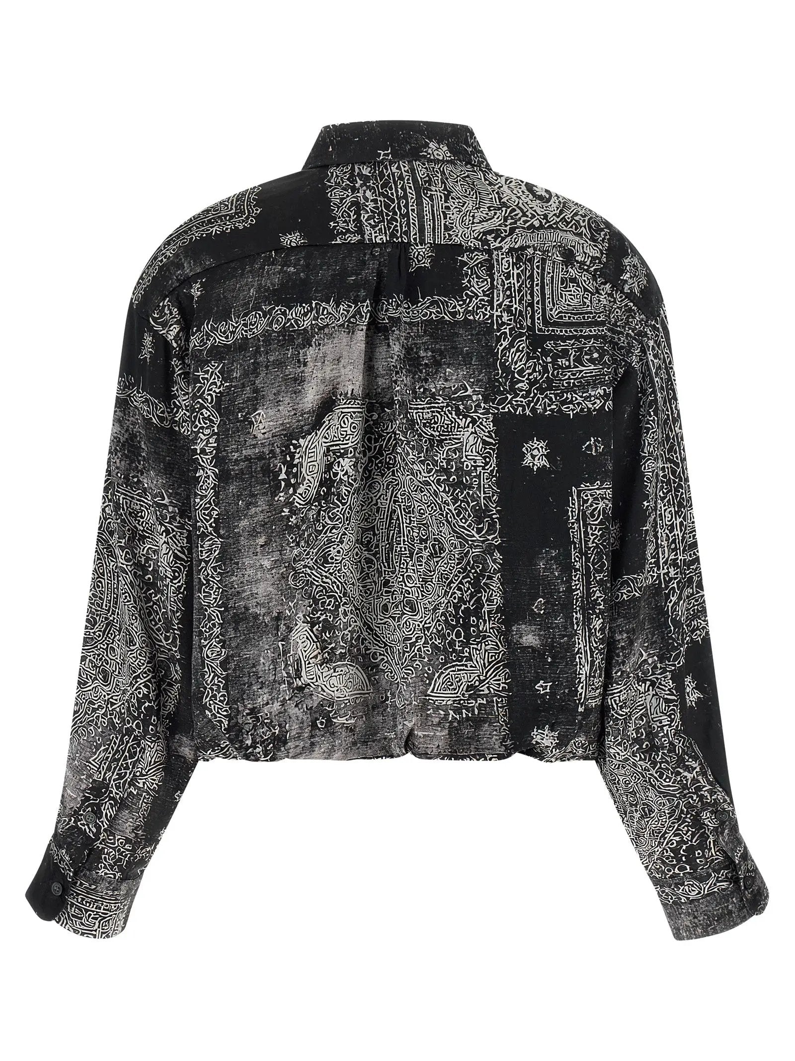 R13 Black Silk Blouse