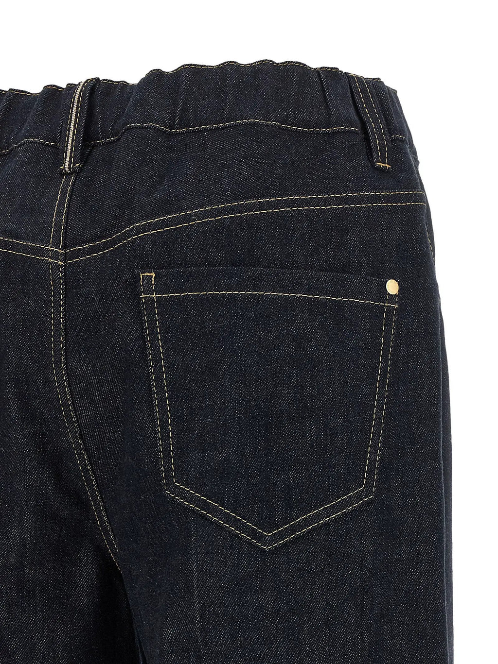 Brunello Cucinelli Blue Cotton Jeans Denim