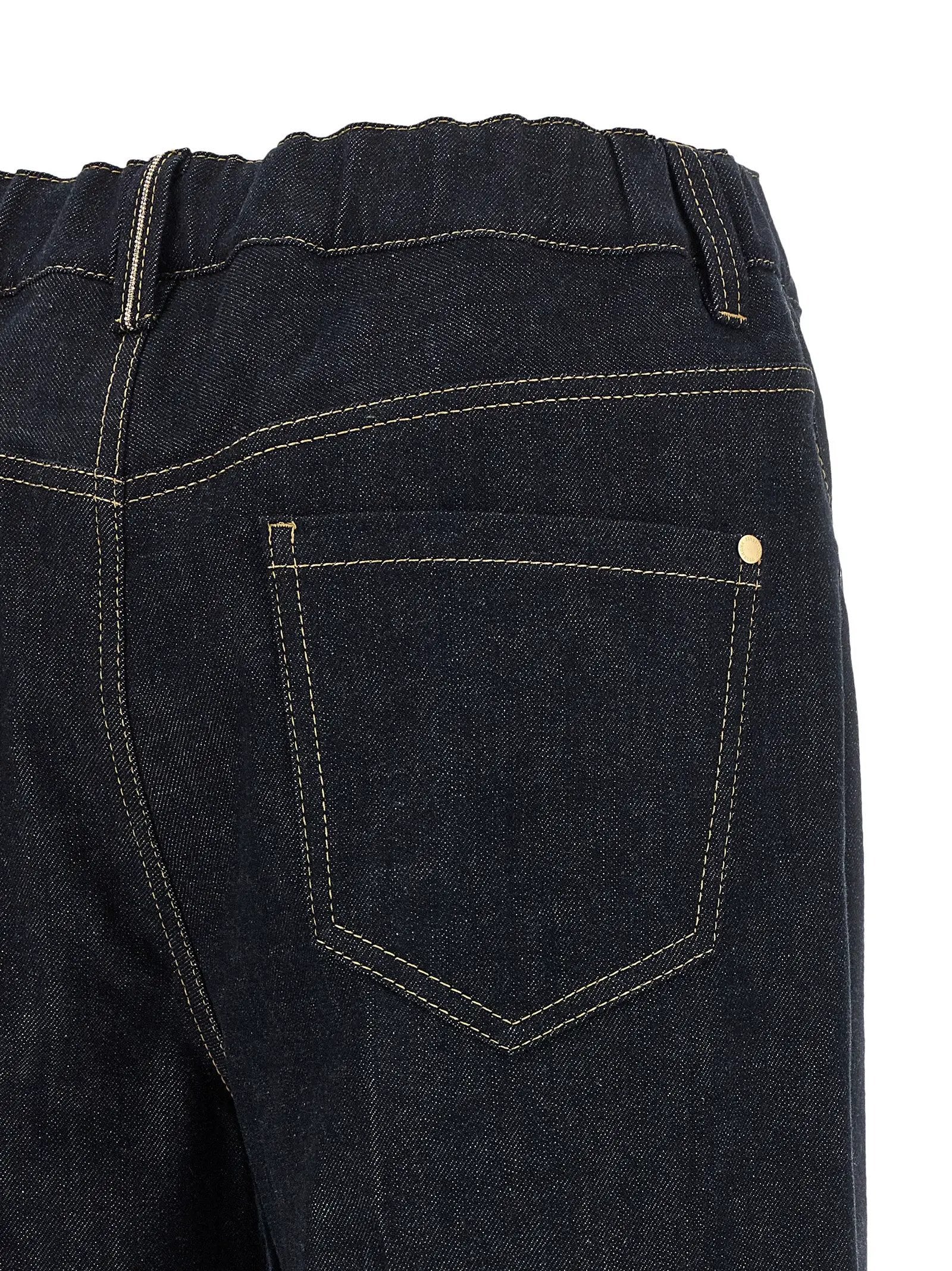 Brunello Cucinelli Blue Cotton Jeans Denim