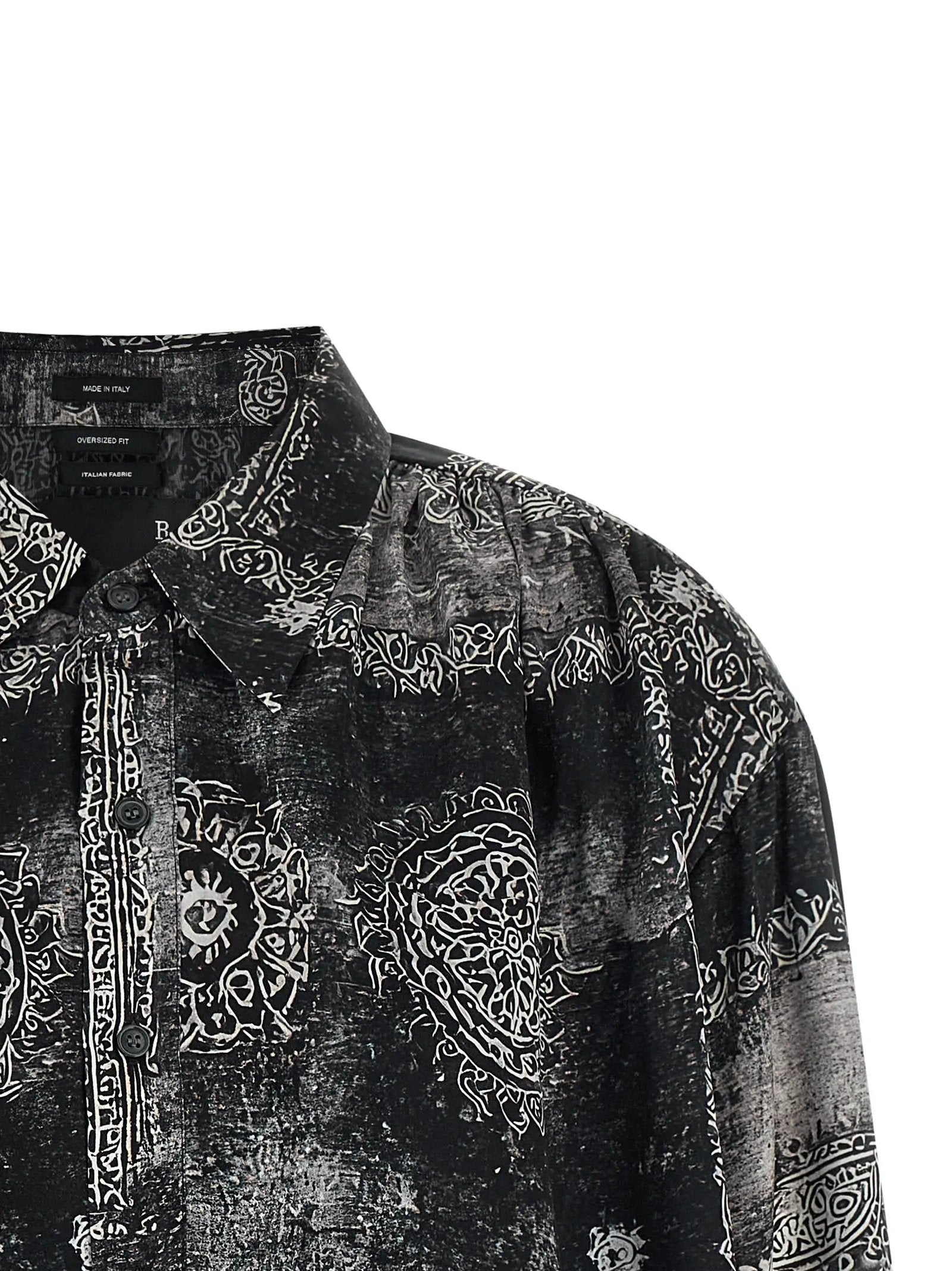 R13 Black Silk Blouse