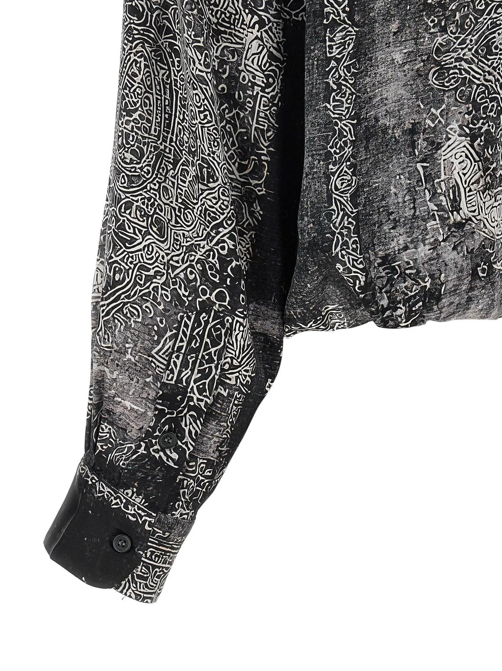 R13 Black Silk Blouse