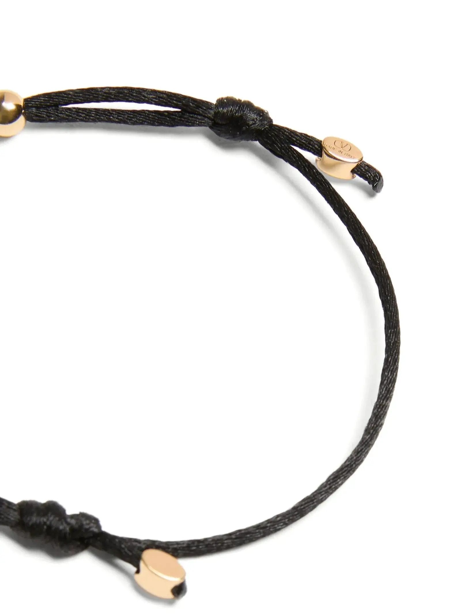 Bracelet Valentino Garavani en polyester noir