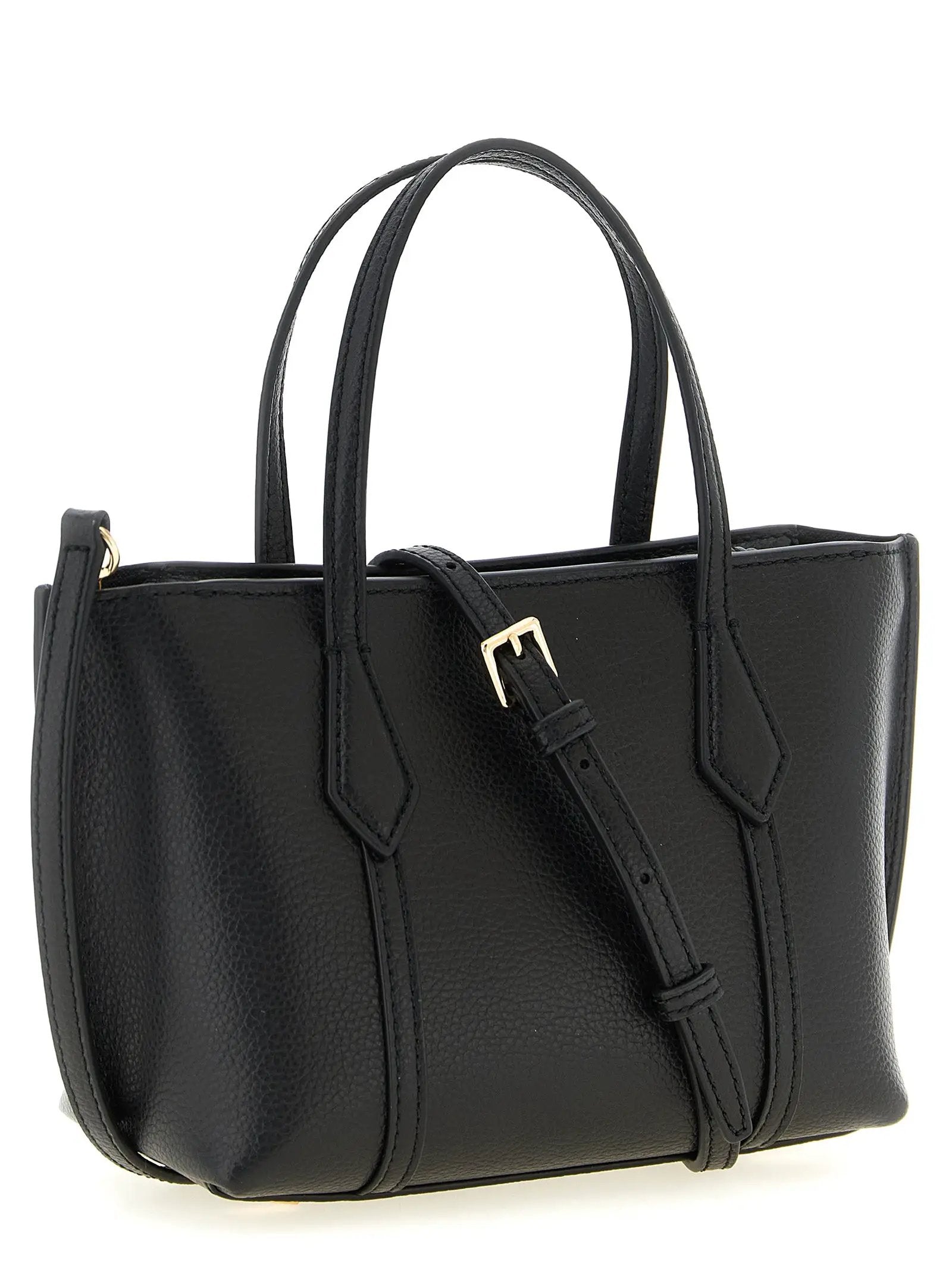 Tory Burch Black Cowhide Handbag