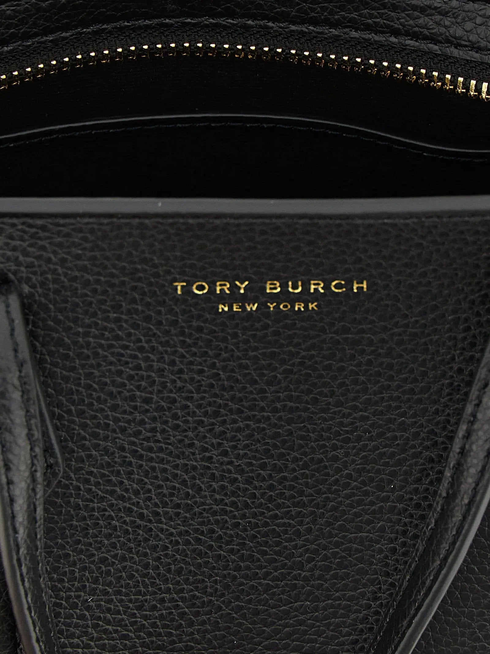 Tory Burch Black Cowhide Handbag