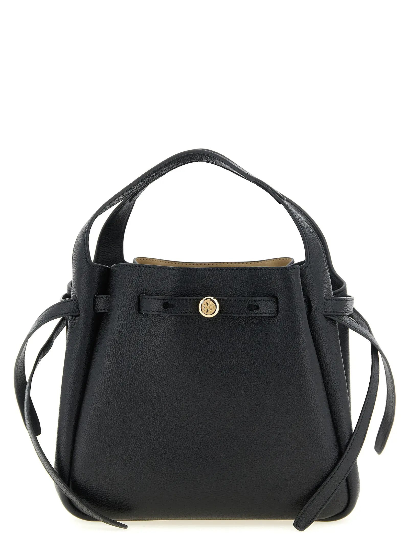 Tory Burch Black Cowhide Handbag