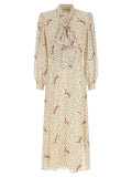 Valentino Garavani Multicolor Silk Midi Dress