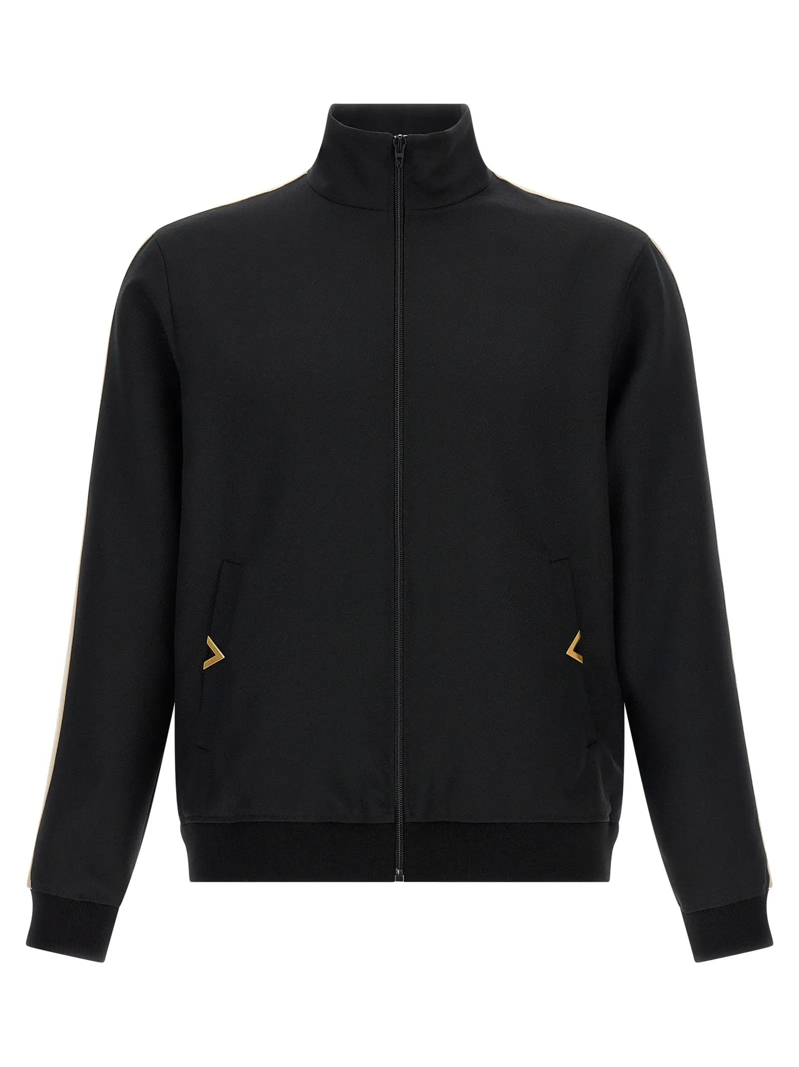 Valentino Garavani Black Polyester Sweatshirt