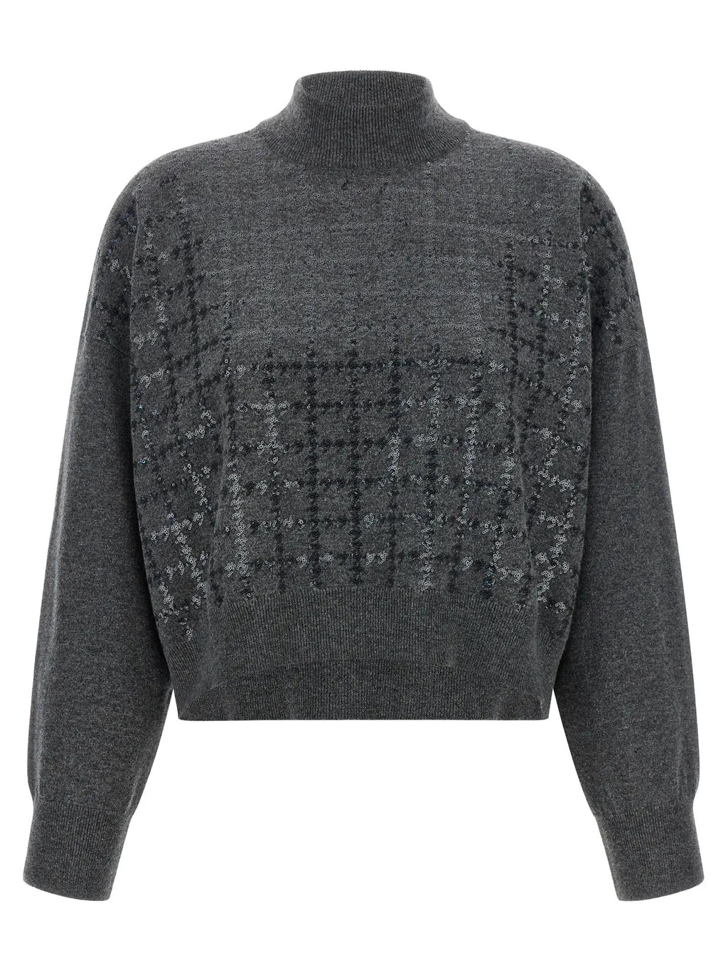 Brunello Cucinelli Gray Cashmere Cardigan