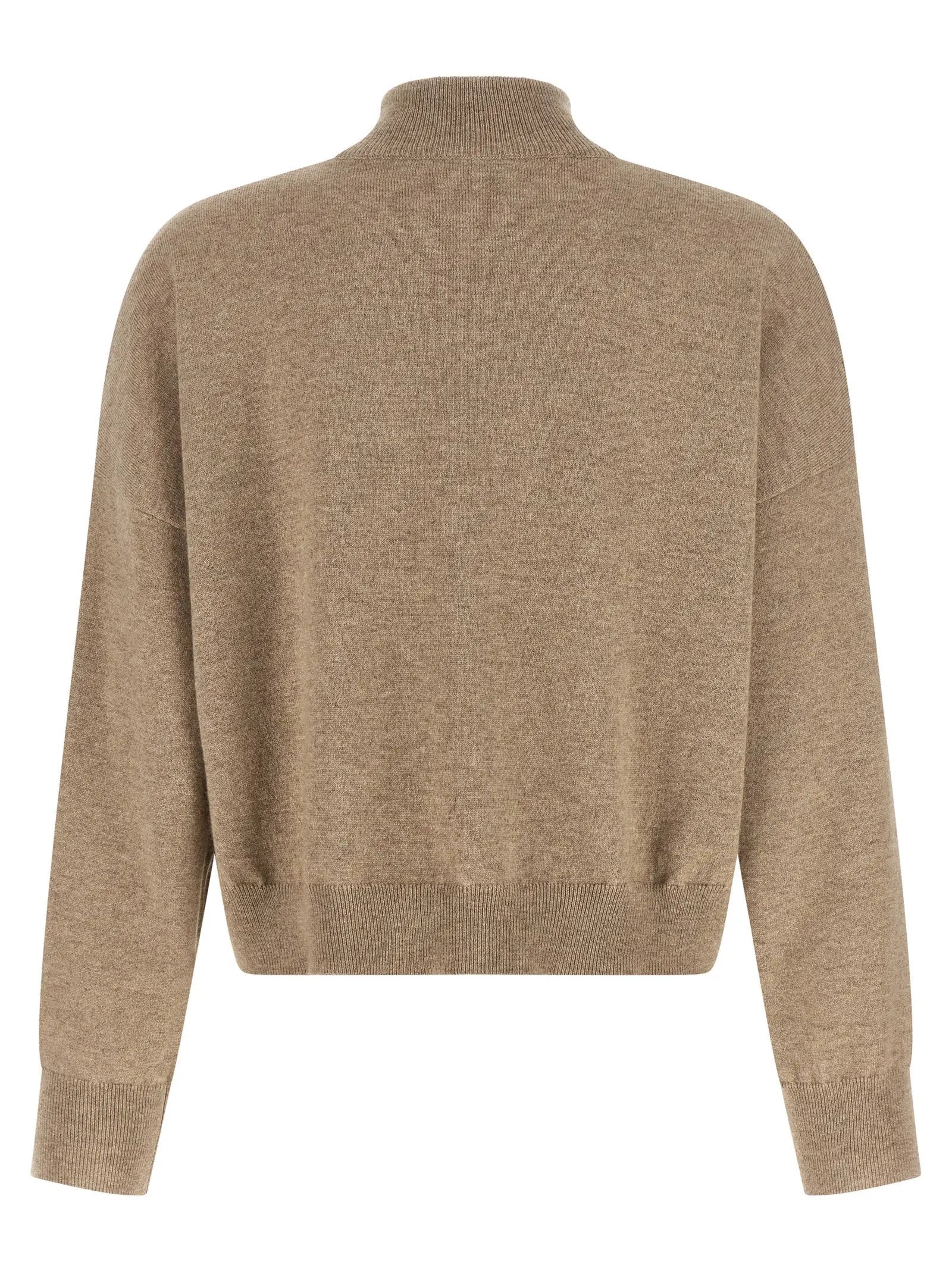 Cardigan Brunello Cucinelli en cachemire beige