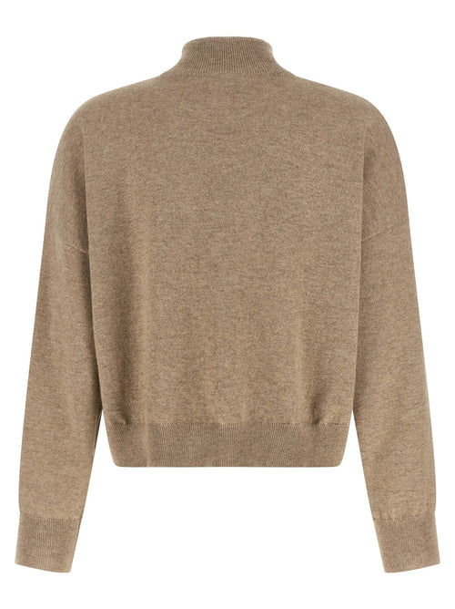 Cardigan Brunello Cucinelli en cachemire beige
