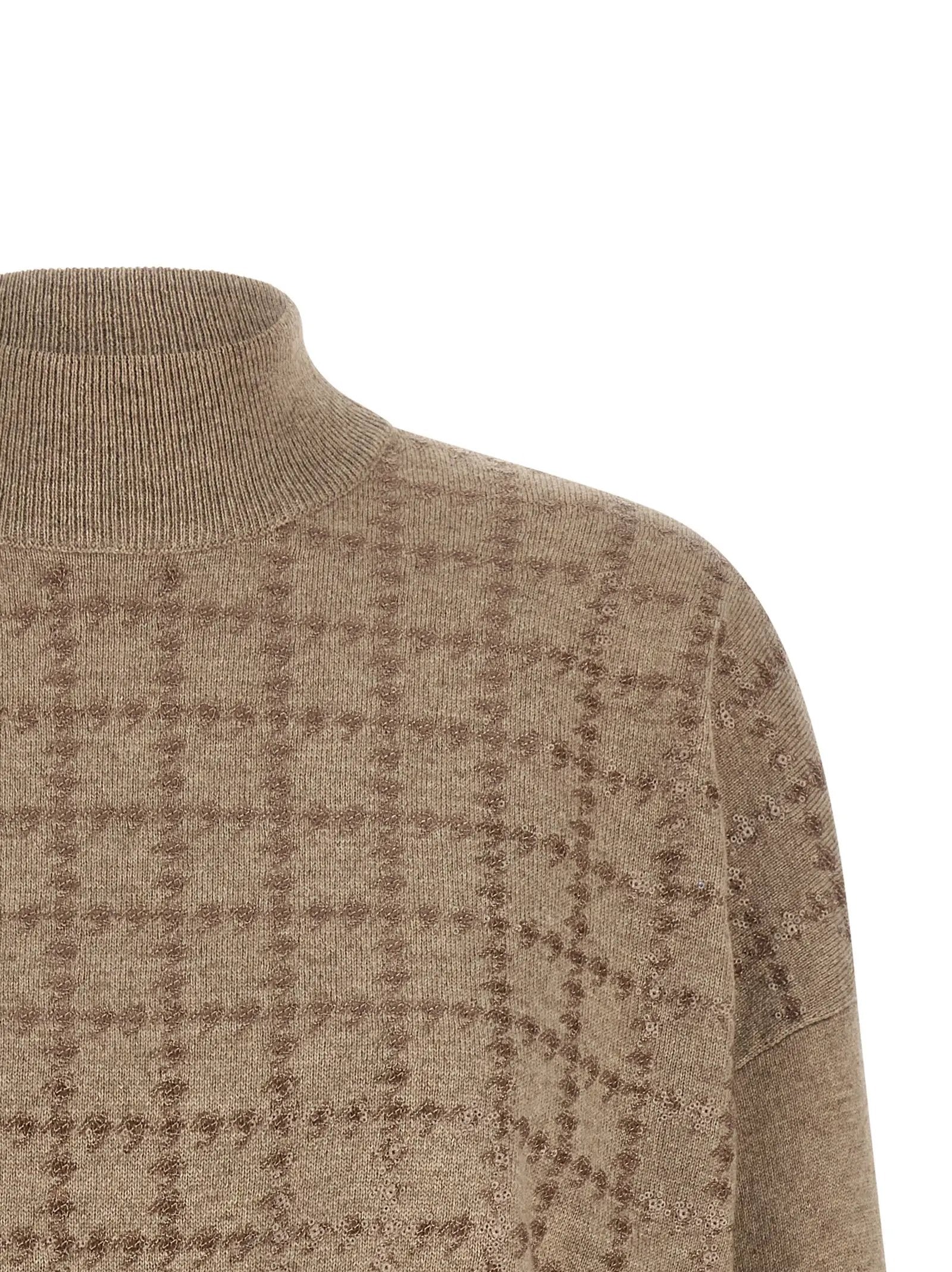 Cardigan Brunello Cucinelli en cachemire beige