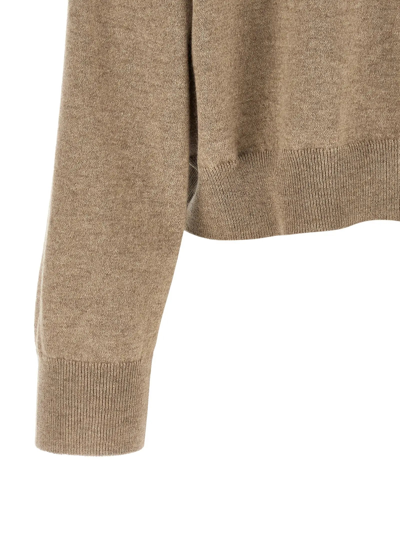 Cardigan Brunello Cucinelli en cachemire beige