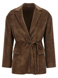 Brunello Cucinelli Brown Viscose Blazer