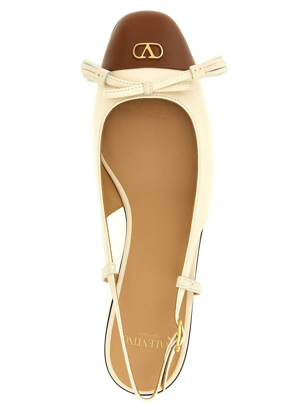 Valentino Garavani Ballerines en Cuir Noir
