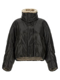 Brunello Cucinelli Brown Lamb Leather Leather Jacket