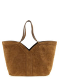 Saint Laurent Brown Calfskin Tote Bag