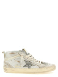 Golden Goose Beige Leather High Top Sneakers