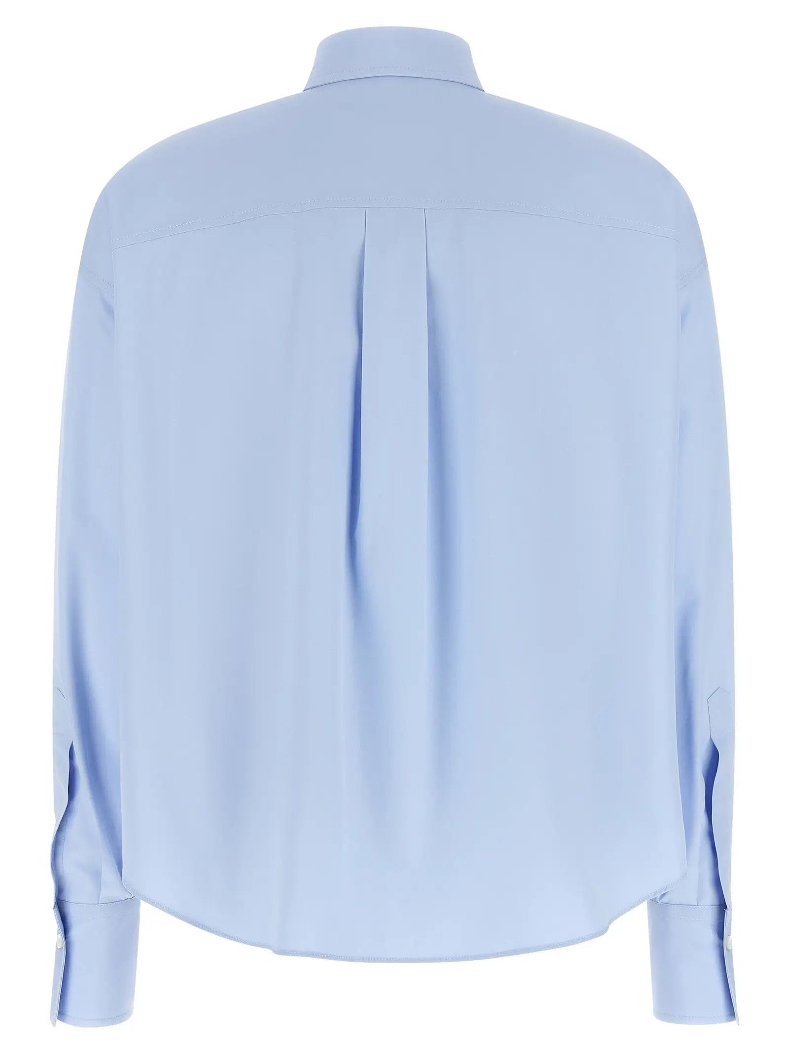 Brunello Cucinelli Blue Cotton Blouse