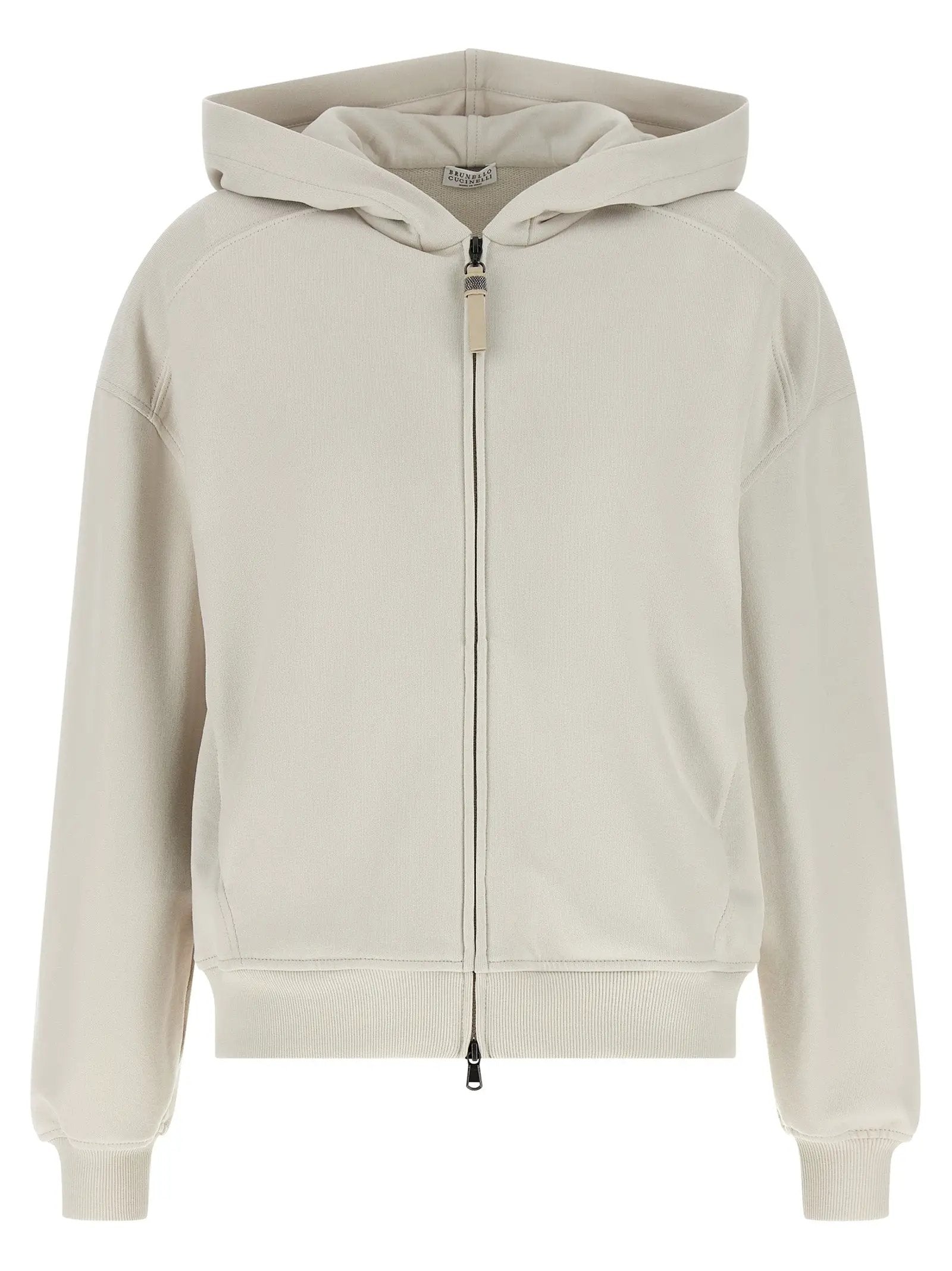 Brunello Cucinelli Sweat-shirt en coton beige