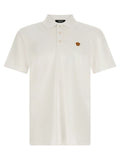 Versace White Cotton Polo Shirt